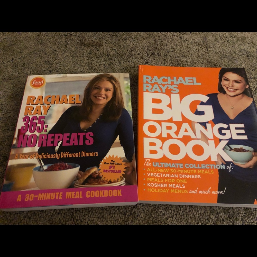 Rachel Ray cookbook bundle: 365 No Repeats and Big Orange Book